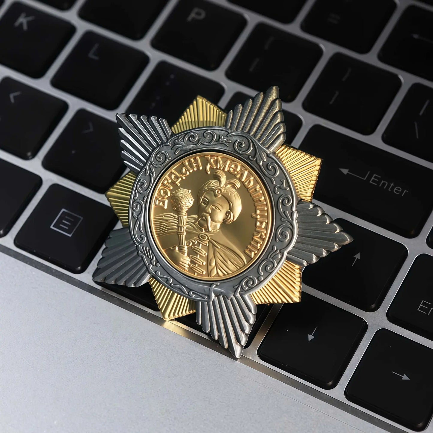 Order of Bohdan Khmelnytsky 1st Class Decoration Crafts History Collection Craft Gift