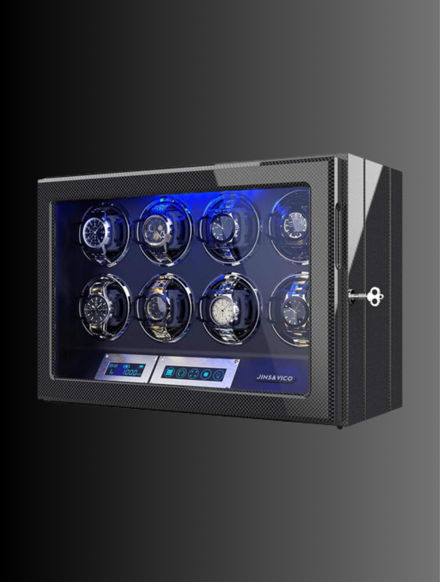 Watch Winder, Adjustable [Upgraded] Pillow, 8 Winding Positions