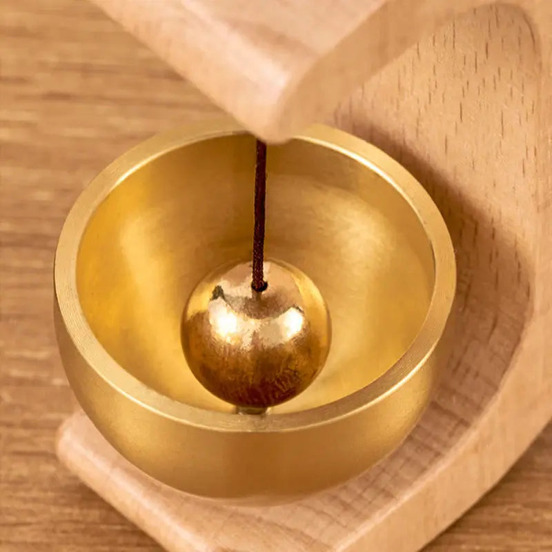 Wooden Door Chime Bell | Minimalist Hanging Decor for Home Entryway