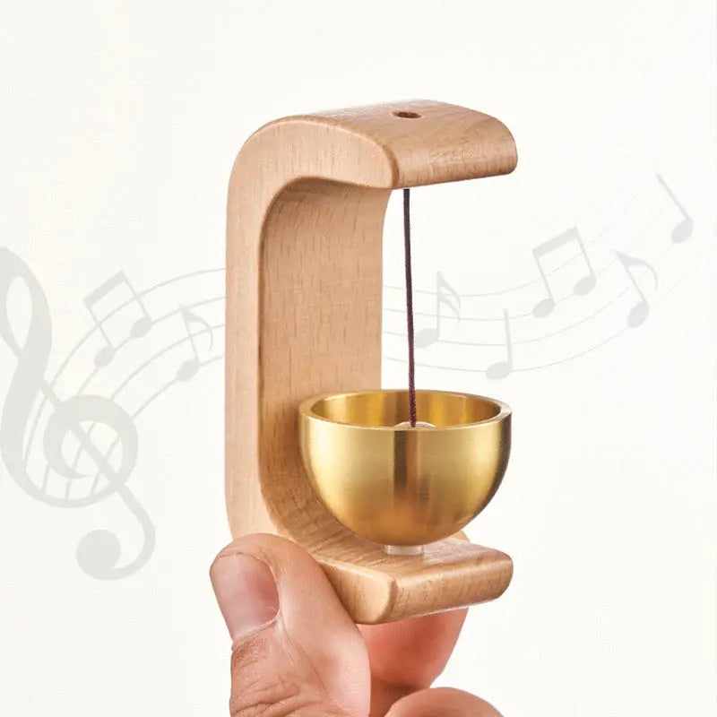 Wooden Door Chime Bell | Minimalist Hanging Decor for Home Entryway