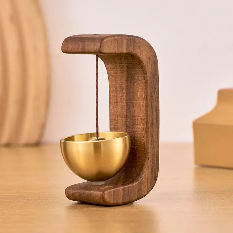 Wooden Door Chime Bell | Minimalist Hanging Decor for Home Entryway