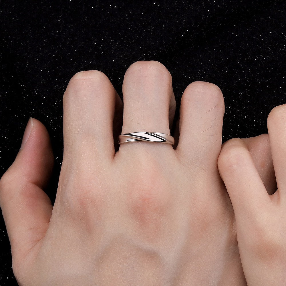 The Moon That Connected Us — Personalized Couple Rings