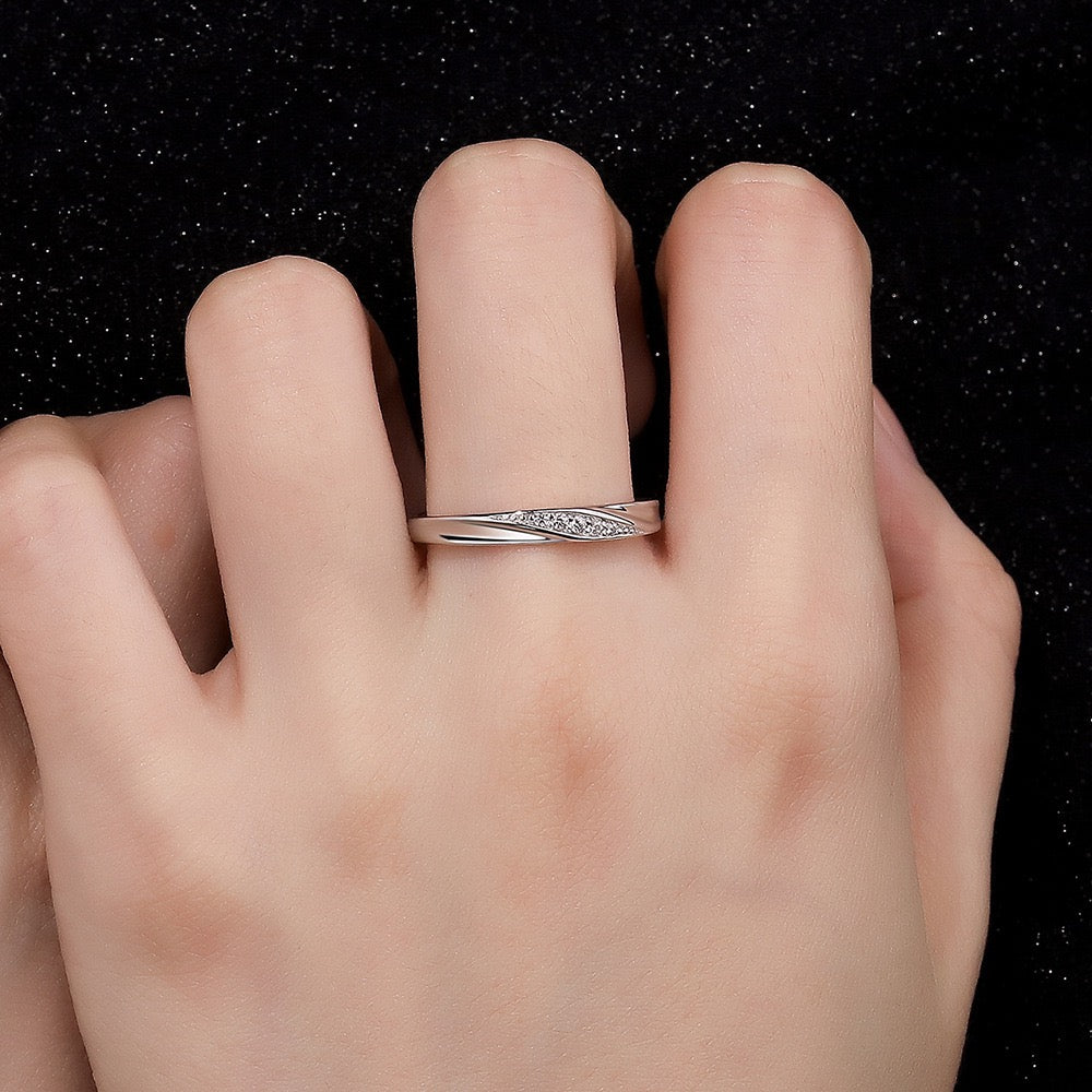 The Moon That Connected Us — Personalized Couple Rings