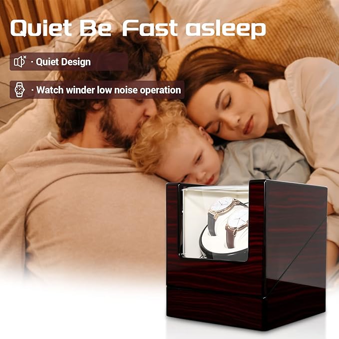 Watch Winder Box Luxury Wooden Watch Storage Case