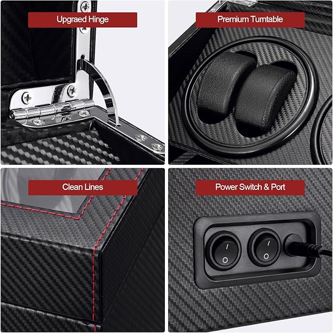 Watch Winder for Automatic Watches with 6 Watches Storages
