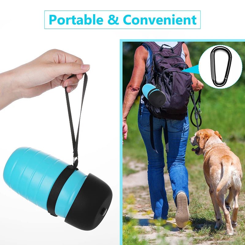 850ML Portable Dog Water Bottle – Leakproof Travel Drink Dispenser for Outdoor Walks & Hiking
