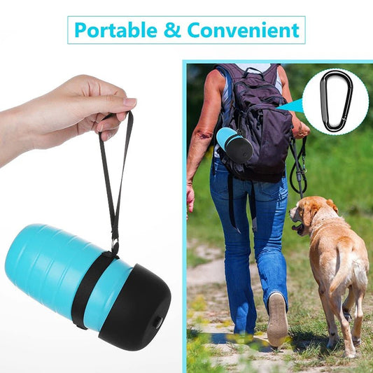 850ML Portable Dog Water Bottle – Leakproof Travel Drink Dispenser for Outdoor Walks & Hiking