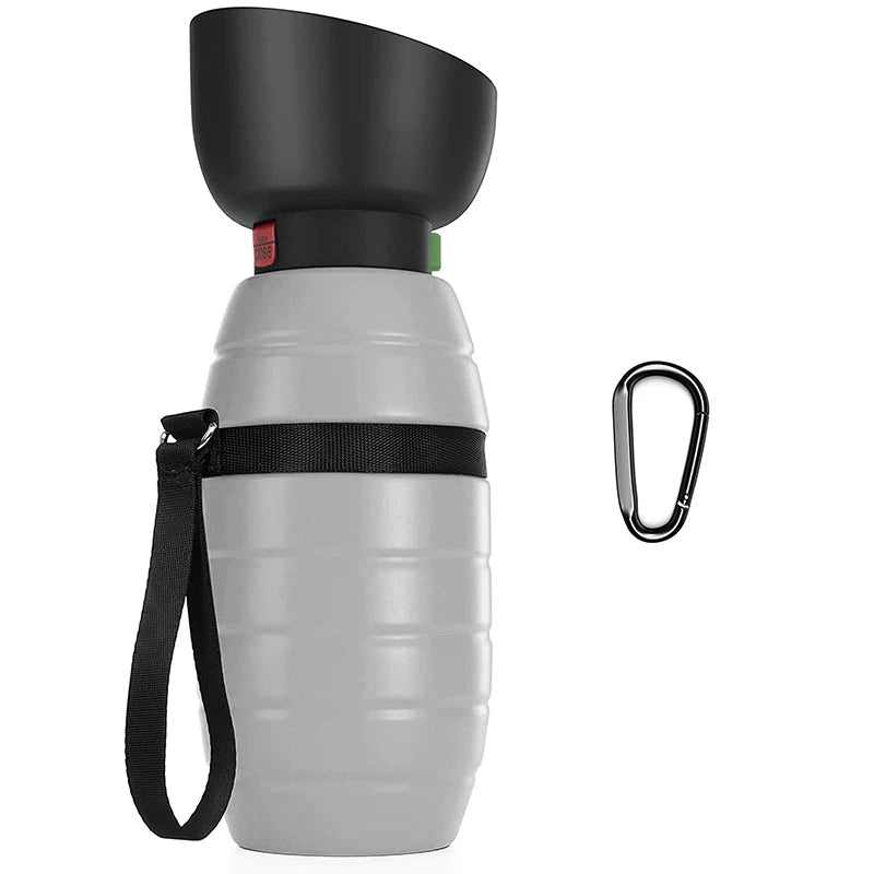 850ML Portable Dog Water Bottle – Leakproof Travel Drink Dispenser for Outdoor Walks & Hiking
