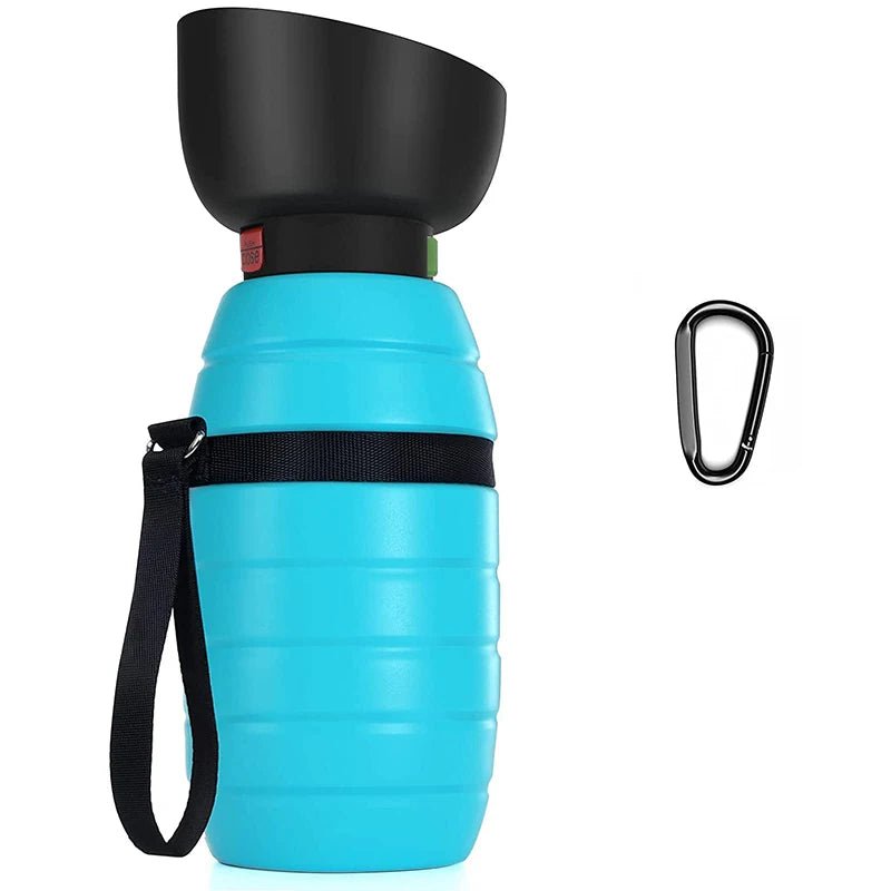 850ML Portable Dog Water Bottle – Leakproof Travel Drink Dispenser for Outdoor Walks & Hiking