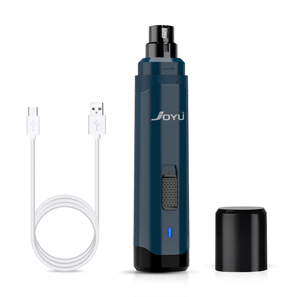Electric Dog Nail Grinder – 2-Speed Super Quiet Rechargeable Nail Trimmer for Painless Paw Grooming
