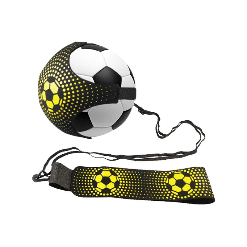 Football training belt Adjustable Football Kick Trainer Soccer Ball Solo Practice Training Equipment Soccer Trainer Elastic Belt