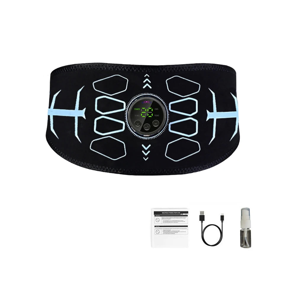 Electronic Muscle Stimulator ABS Trainer Ab Toning Belt Muscle Toner Fitness Strength Training Workout Equipment For Men Women