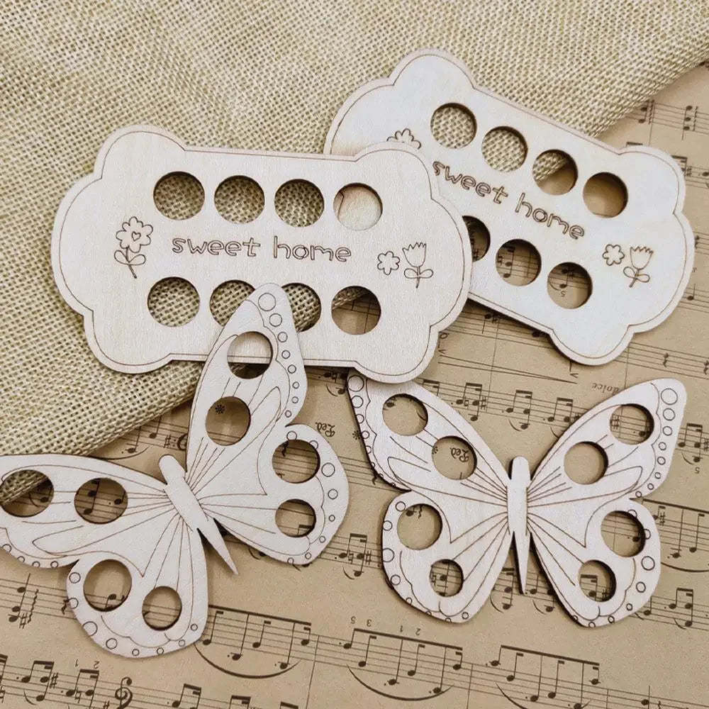 Handmade Wood  Needle Arts Sewing Machine Thread Holder Storage Tools Embroidery Floss Organizer Cross Stitch