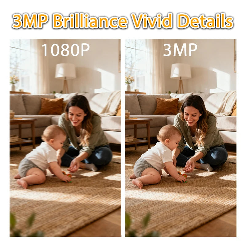 2K Pet Camera with 360° Pan & Tilt – 5G/2.4GHz WiFi Indoor Dog & Baby Monitor with 2-Way Audio