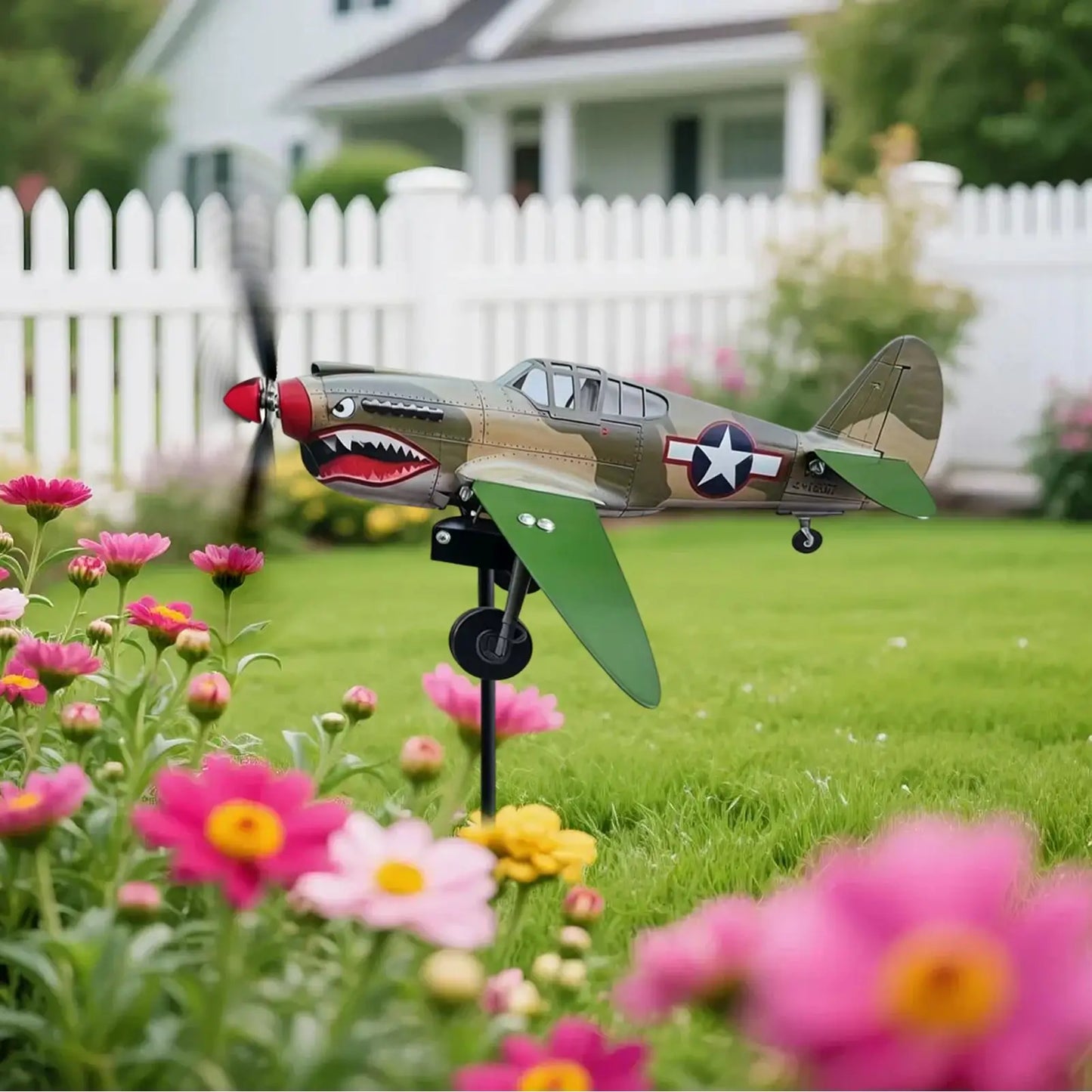 Garden Wind Spinners Funny Rotating Decorative Outdoor Wind Spinner Backyard Decor for Yard Lawn Patio Courtyard Flower Bed