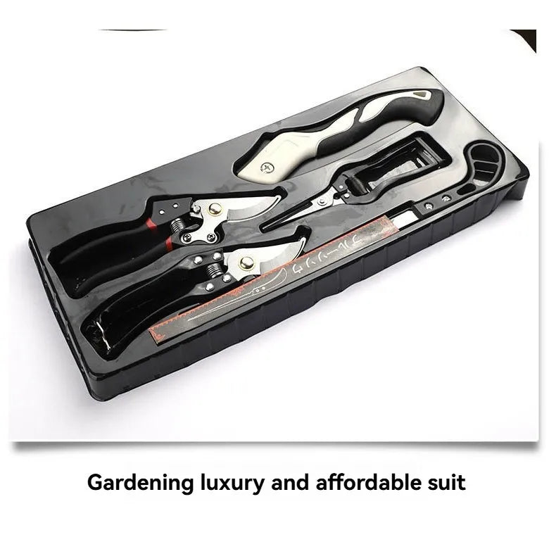 Gardening Five Piece Set, Household Flower Planting Set, Tool Box, Decoration, Branch Shears, Folding Saws, Trimming Tool Set