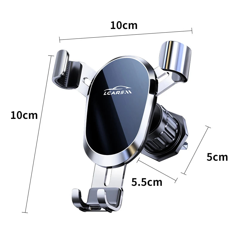 Car Phone Holder Air Conditioning Vent Universal Hook Fixed Navigation Special Durable Gravity Automatic Locking Support Bracket