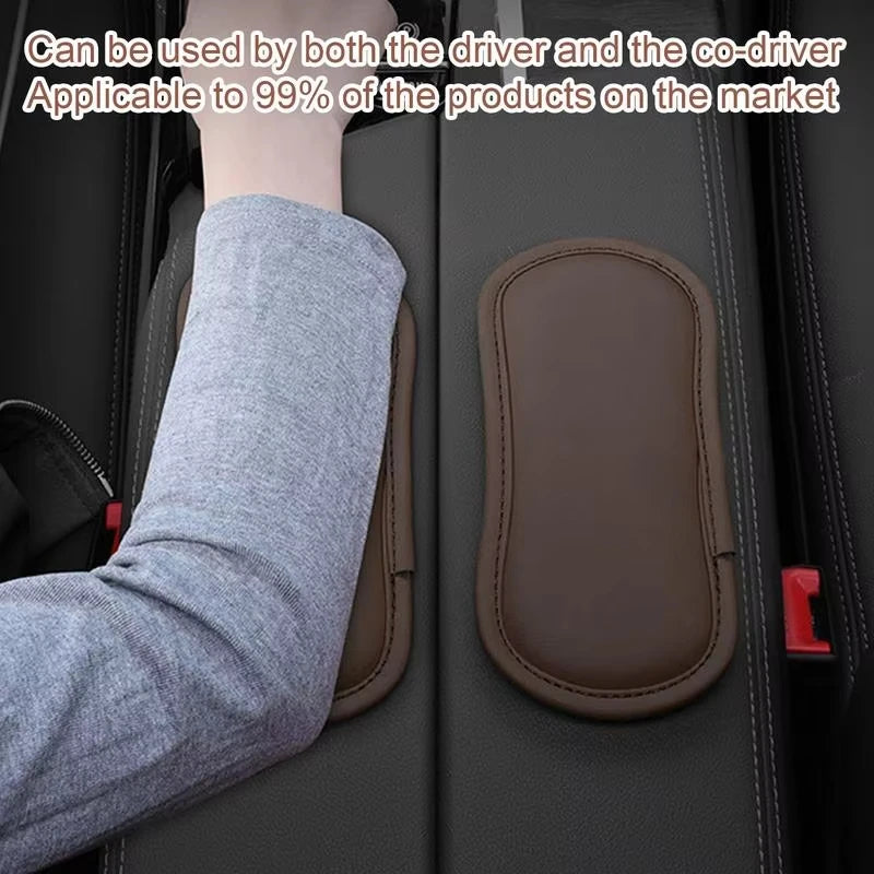 Car Elbow Rest Pad Protective Multifunctional PU Leather Car Knee Cushion Auto Center Console Leg Pads Auto Interior Accessories