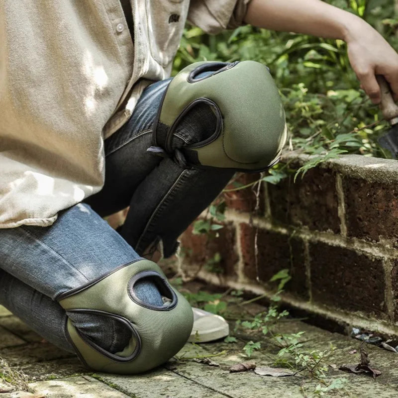 Garden Knee Pads Outdoor Weeding Garden Knee Pads Labor Protection Household Sponge Elastic Protection Knee Pads Diving Material