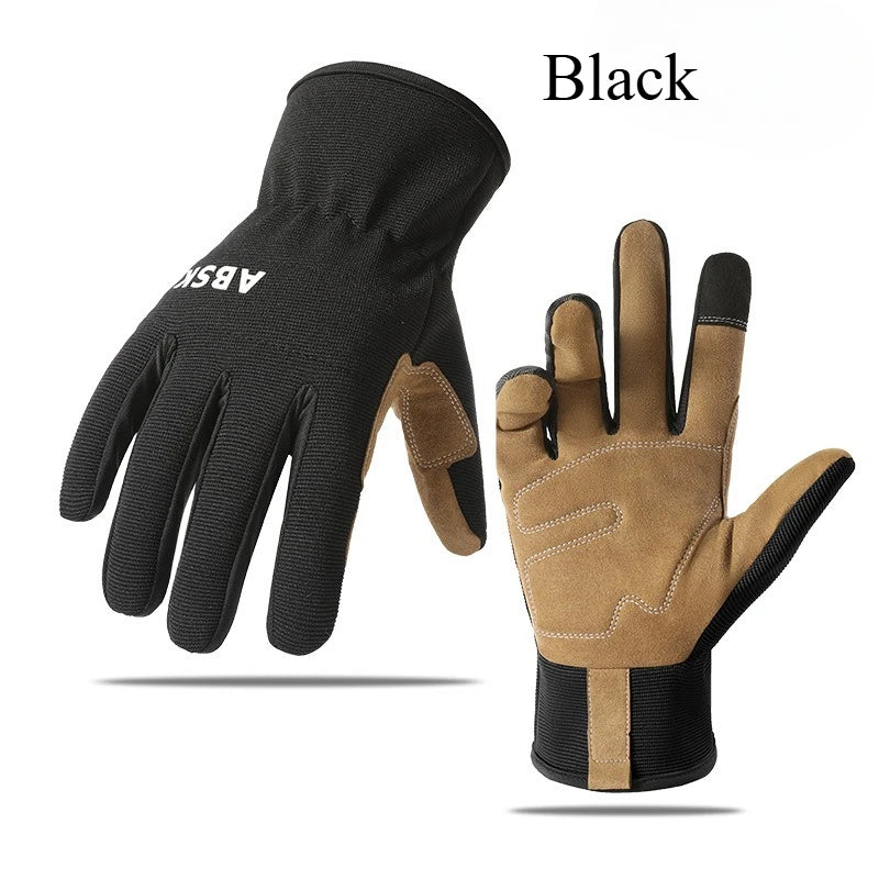 Garden Work Gloves Anti-Slip Abrasion Resistant Touchscreen Protective Thorn Proof for Gardening Planting Repair