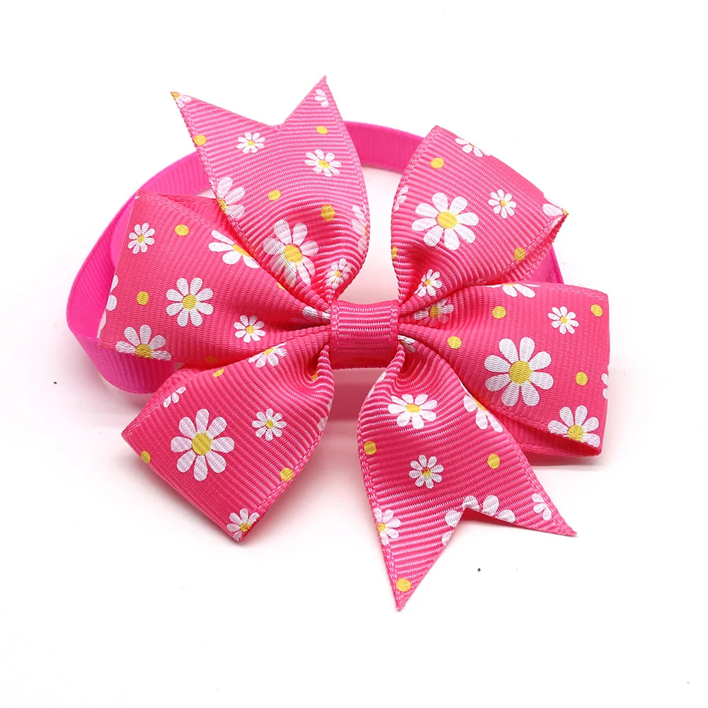 50/100pcs Spring Pet Supplies Cat Pet Bow Tie Small Dog Bowties Nekties Dog Grooming Accessories Samll-Middle Dog Products
