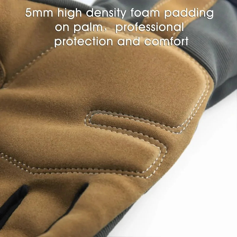 Garden Work Gloves Anti-Slip Abrasion Resistant Touchscreen Protective Thorn Proof for Gardening Planting Repair