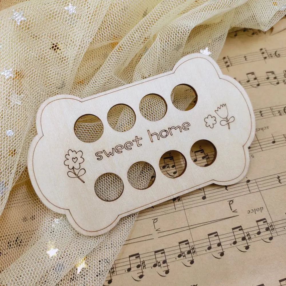Handmade Wood  Needle Arts Sewing Machine Thread Holder Storage Tools Embroidery Floss Organizer Cross Stitch