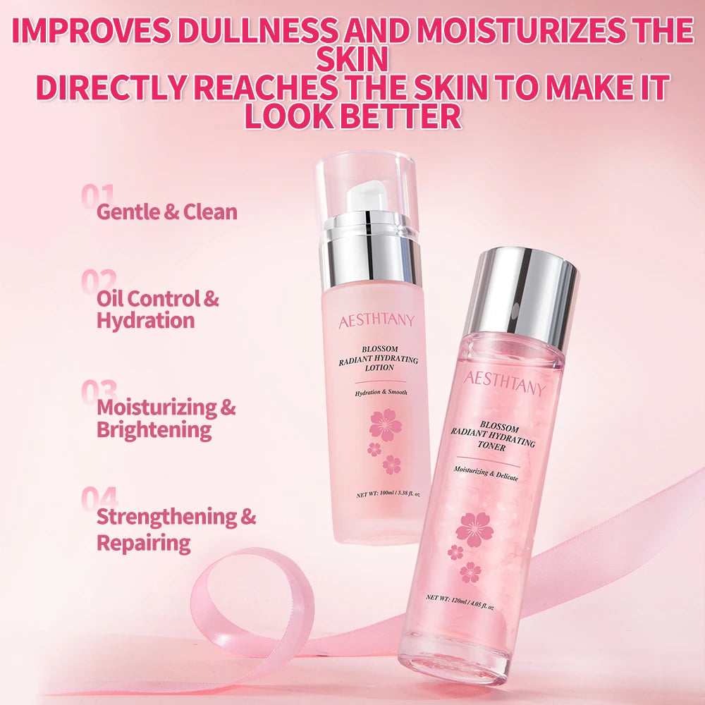 Moisturizing10pieces skin care set, hydrating, moisturizing,brightening and tender skin,whitening and moisturizing essence
