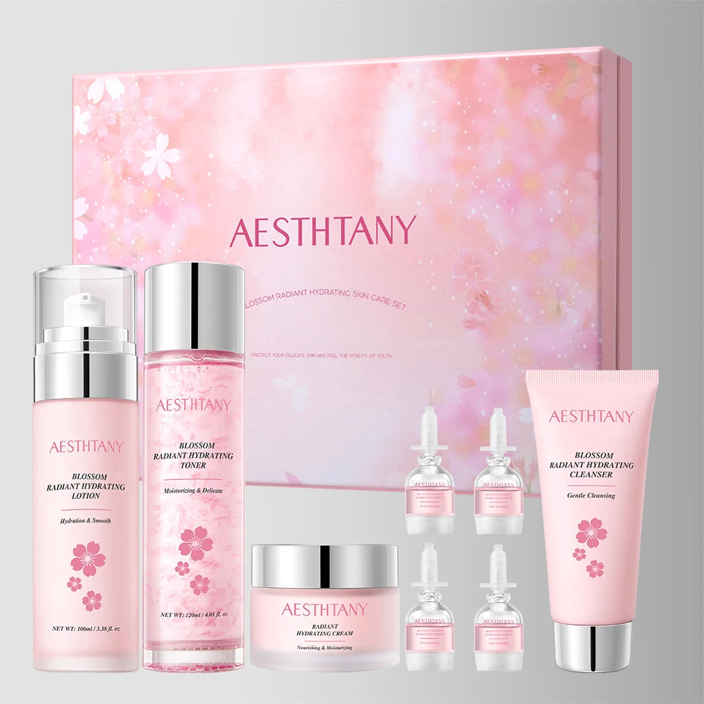Moisturizing10pieces skin care set, hydrating, moisturizing,brightening and tender skin,whitening and moisturizing essence