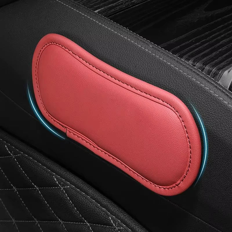 Car Elbow Rest Pad Protective Multifunctional PU Leather Car Knee Cushion Auto Center Console Leg Pads Auto Interior Accessories