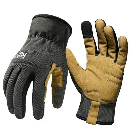 Garden Work Gloves Anti-Slip Abrasion Resistant Touchscreen Protective Thorn Proof for Gardening Planting Repair