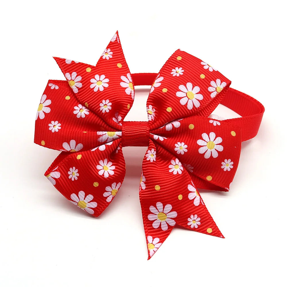 50/100pcs Spring Pet Supplies Cat Pet Bow Tie Small Dog Bowties Nekties Dog Grooming Accessories Samll-Middle Dog Products