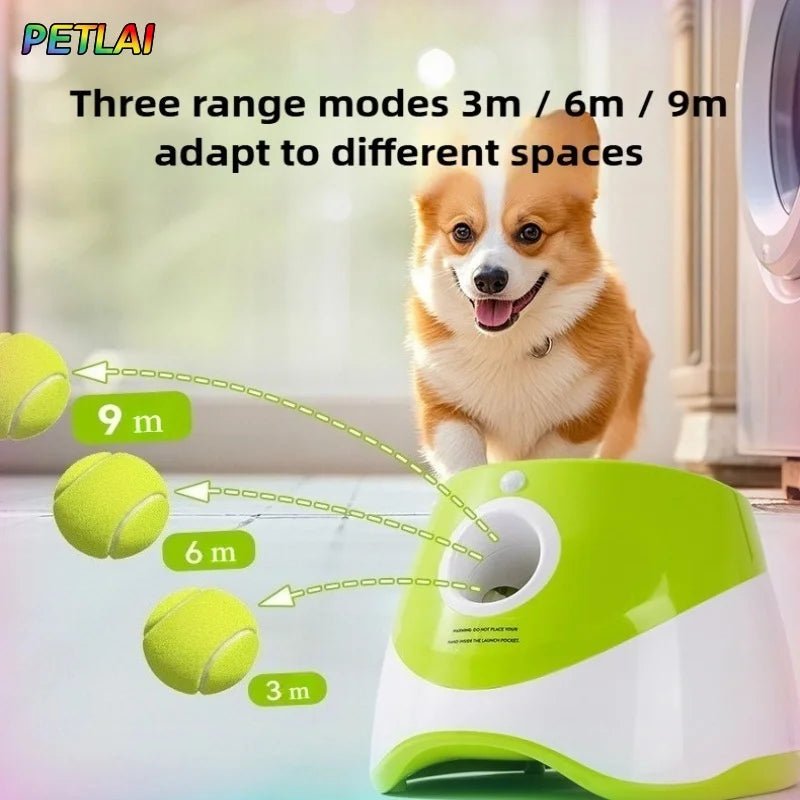 Automatic Electric Dog Ball Launcher – Hands-Free Tennis Ball Pitcher for Dog Training