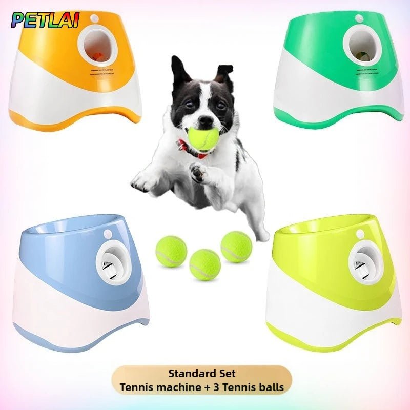 Automatic Electric Dog Ball Launcher – Hands-Free Tennis Ball Pitcher for Dog Training