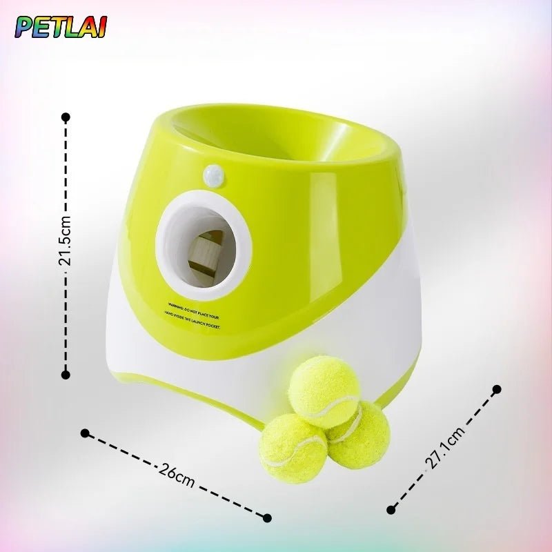 Automatic Electric Dog Ball Launcher – Hands-Free Tennis Ball Pitcher for Dog Training