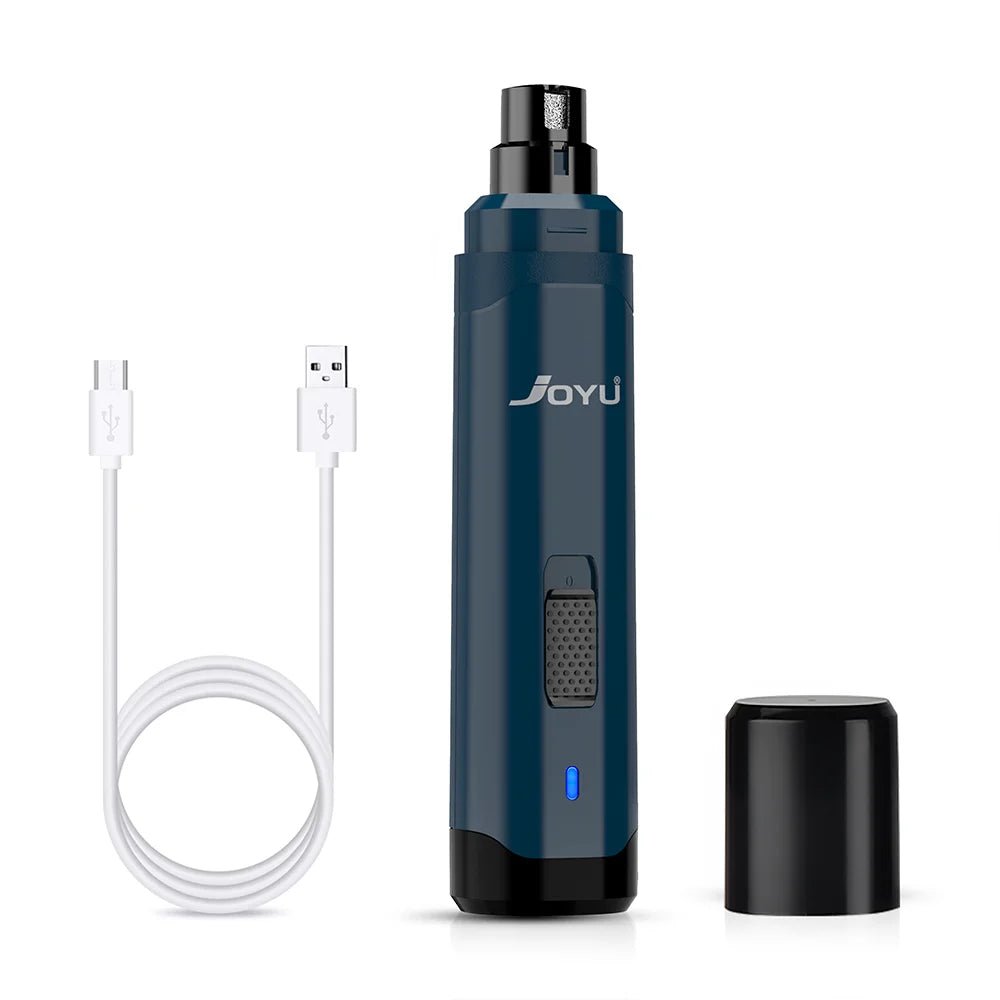 Electric Dog Nail Grinder – 2-Speed Super Quiet Rechargeable Nail Trimmer for Painless Paw Grooming