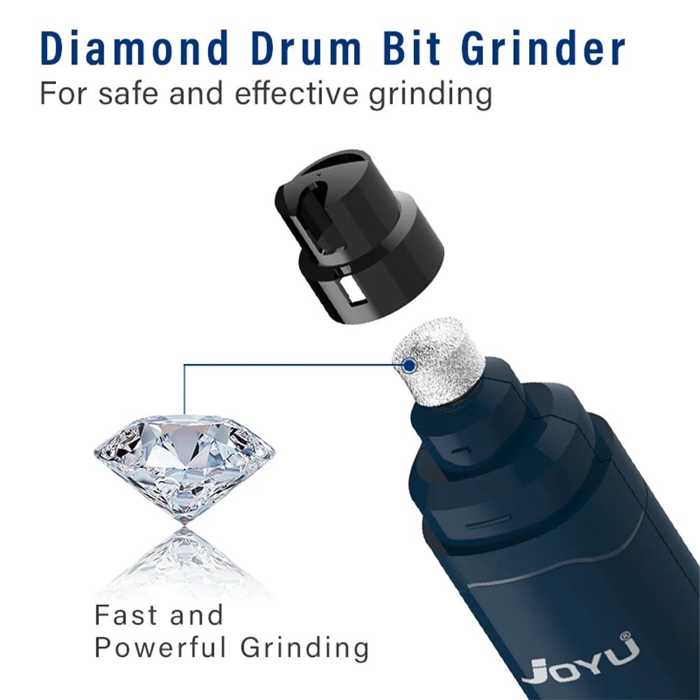Electric Dog Nail Grinder – 2-Speed Super Quiet Rechargeable Nail Trimmer for Painless Paw Grooming