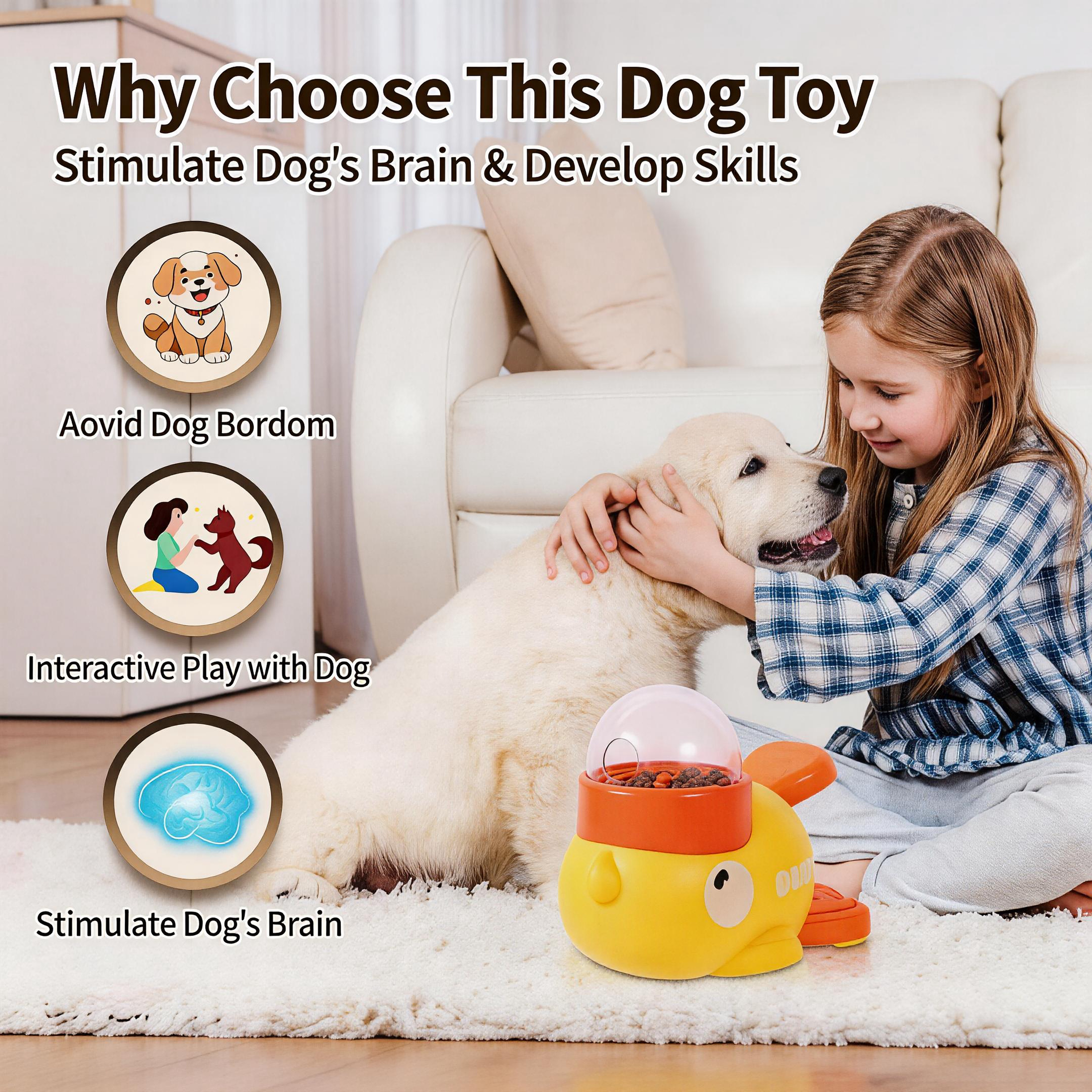 Duck & Whale Press-Type Pet Treat Dispenser | Cats & Dogs