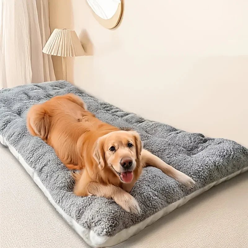 Large Dog Sofa Bed – 120cm Warm Winter Pet Mattress for Dogs & Cats