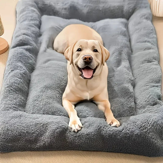 Large Dog Sofa Bed – 120cm Warm Winter Pet Mattress for Dogs & Cats