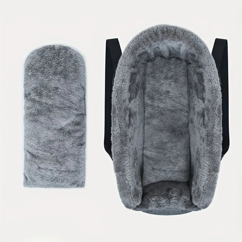 Linen Pet Car Seat Mat – Anti-Slip Portable Travel Bed for Cats & Dogs