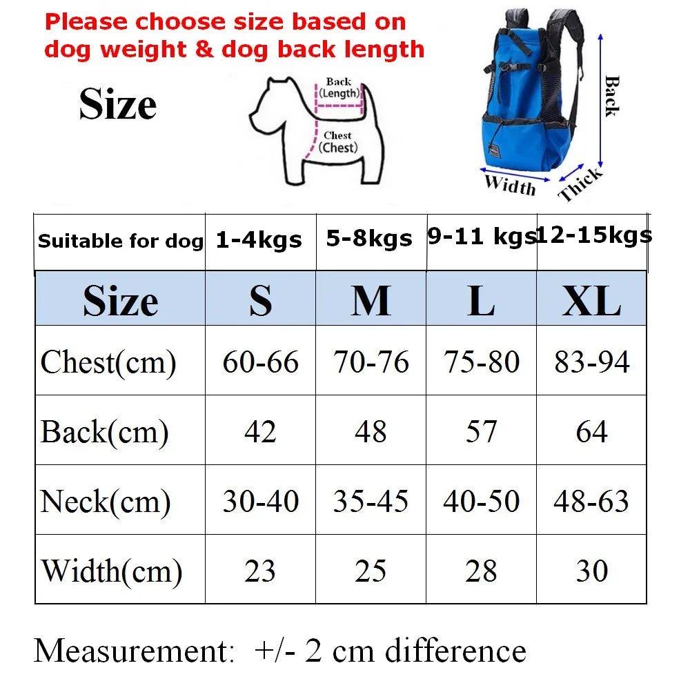 Outdoor Hiking Pet Carrier Backpack – Breathable Mesh Travel Bag for Dogs & Cats