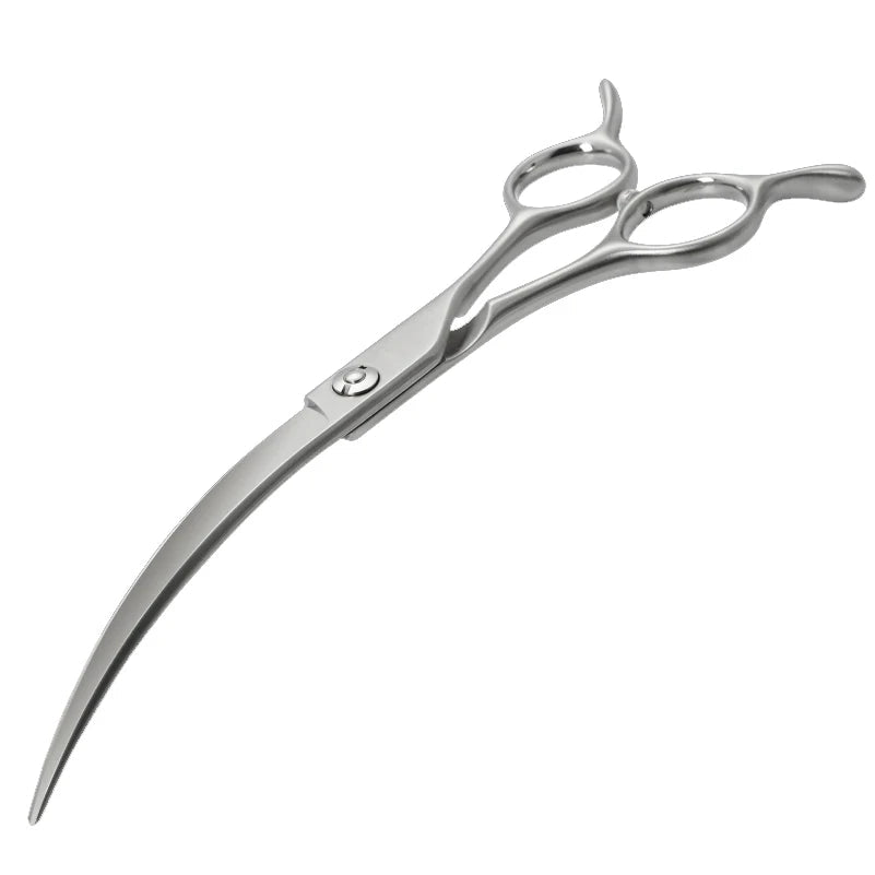 Professional Dog Grooming Curved Scissors – 7.5" Japanese Stainless Steel Pet Shears