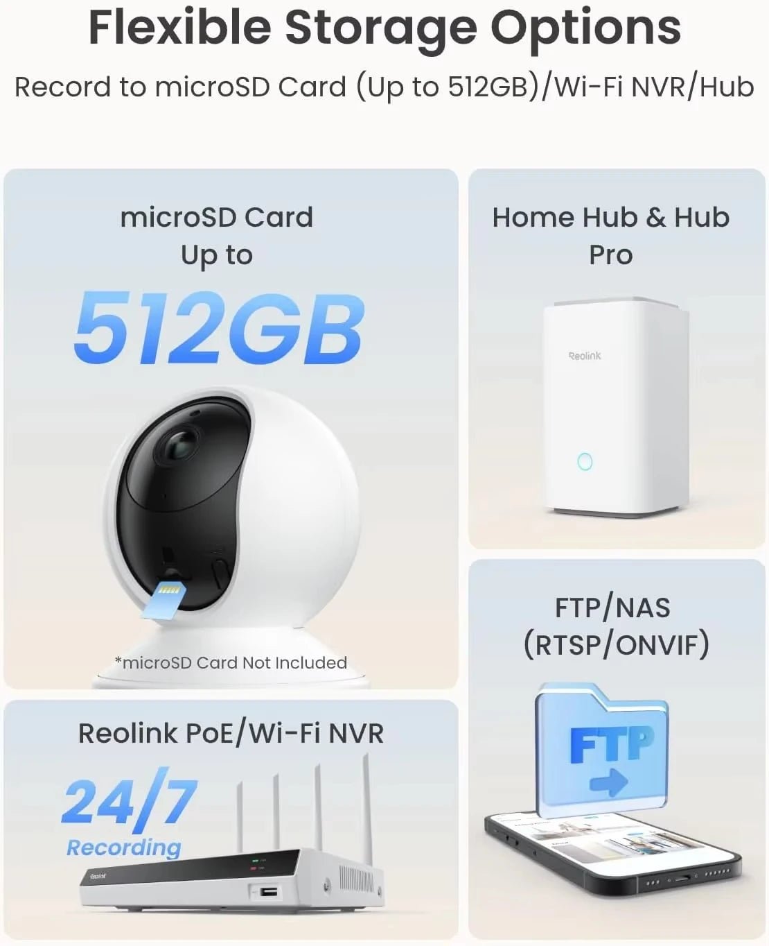 REOLINK E1 Pro 3K WiFi Indoor Pet Camera – Auto Tracking, Pan & Tilt, Night Vision, 2-Way Audio